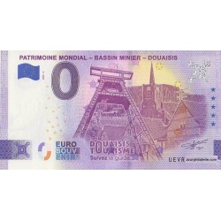 Euro banknote memory - 59 - Patrimoine mondial - Bassin minier - Douaisis - 2022-2