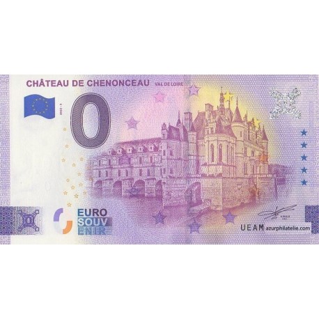 Euro banknote memory - 37 - Château de Chenonceau - 2022-3