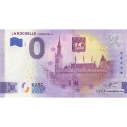 Billet souvenir - 17 - La Rochelle - L'hôtel de ville - 2022-3