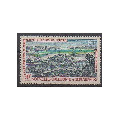 Nouvelle-Calédonie - Poste aérienne - 1966 - No PA86 - Sites