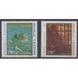 New Caledonia - 1989 - Nb 585/586 - Paintings