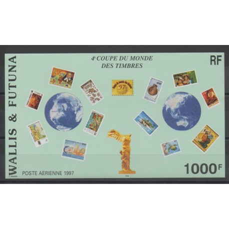 Wallis and Futuna - Blocks and sheets - 1997 - Nb BF 7 - stamps on stamps