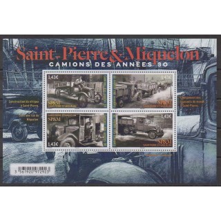 Acheter ce timbre de Saint-Pierre et Miquelon de l'année 2022 (Camions des années 30).