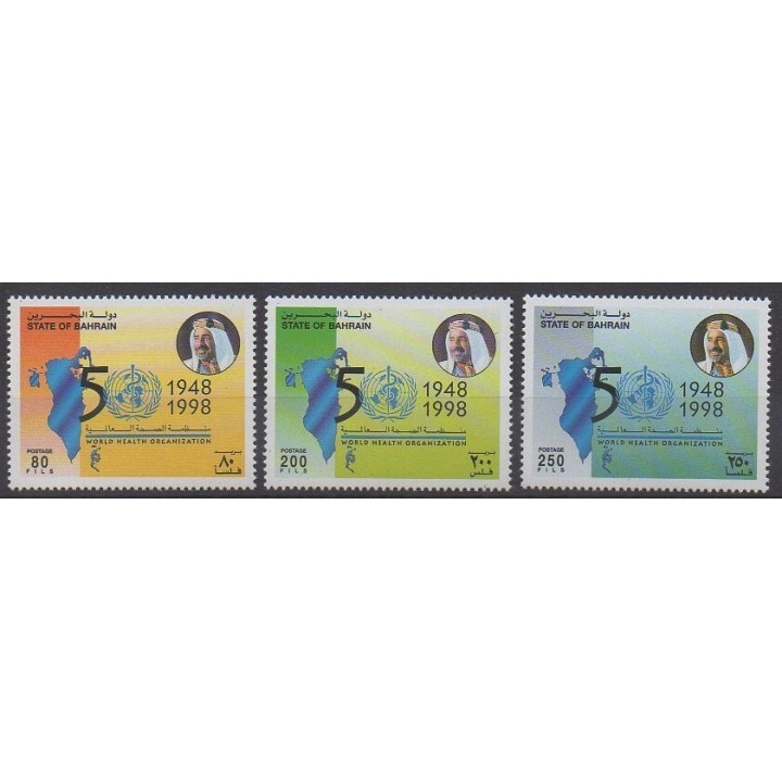 Buy this set of stamps of Bahrain of the year 1998 (Nb 632/633).