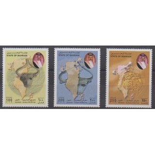 Buy this set of stamps of Bahrain of the year 2000 (Nb 662/664).
