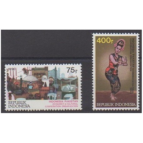 Indonésie - 1990 - No 1232/1233