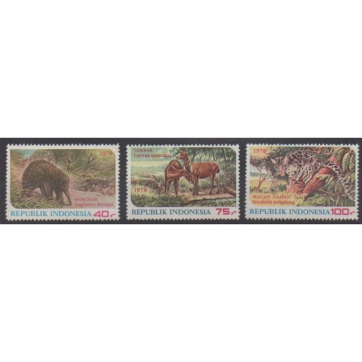 Buy this set of stamps of Indonesia of the year 1978 (Nb 829/831).