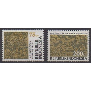 Acheter cette série de timbres d'Indonésie de l'année 1981 (No 914/915).