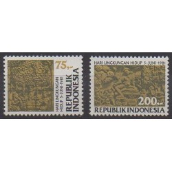 Indonésie - 1981 - No 914/915 - Art - Environnement