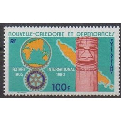 Nouvelle-Calédonie - Poste aérienne - 1980 - No PA201 - Rotary ou Lions club