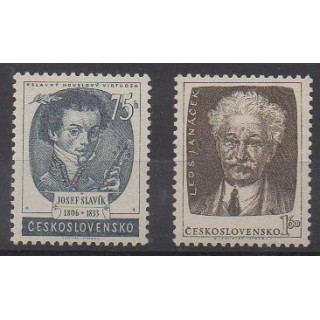 Acheter cette série de timbres de Tchécoslovaquie de l'année 1953 (No 718/719).