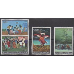 Yugoslavia - 1974 - Nb 1454/1457 - Paintings