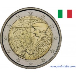 2 euro commémorative - Italie - 2022 - 35 ans du programme Erasmus - UNC