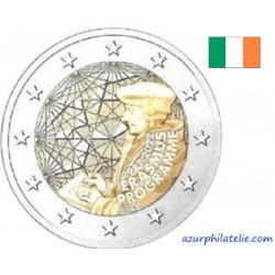 2 euro commémorative - Irlande - 2022 - 35 ans du programme Erasmus - UNC