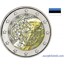 2 euro commémorative - Estonie - 2022 - 35 ans du programme Erasmus - UNC