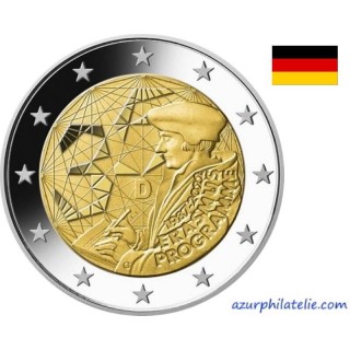 2 euro commémorative - Allemagne - 2022 - 35 ans du programme Erasmus - UNC