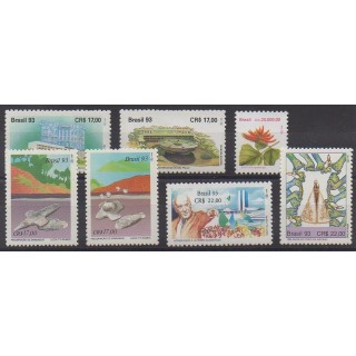 Buy this set of stamps of Brazil of the year 1993 (Nb 2129/2135).