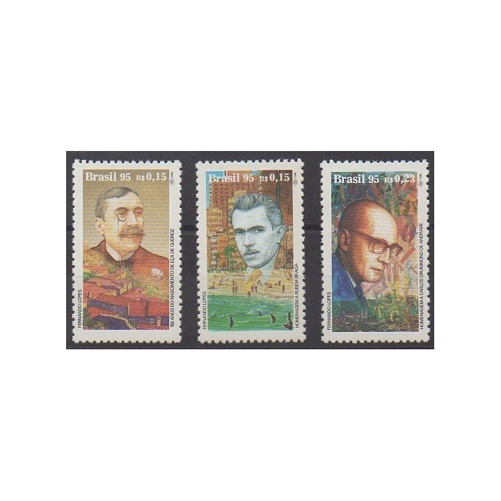 Buy this set of stamps of Brazil of the year 1995 (Nb 2254/2256).