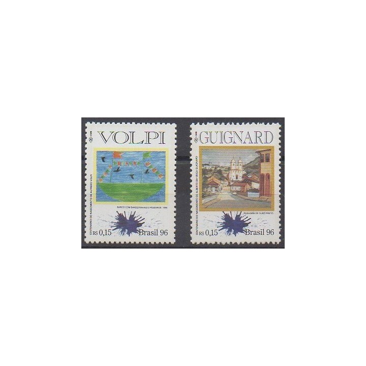 Buy this set of stamps of Brazil of the year 1996 (Nb 2268/2269).