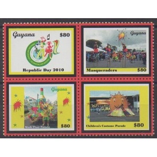Acheter cette série de timbres de Guyana de l'année 2010 (No 6039/6042).