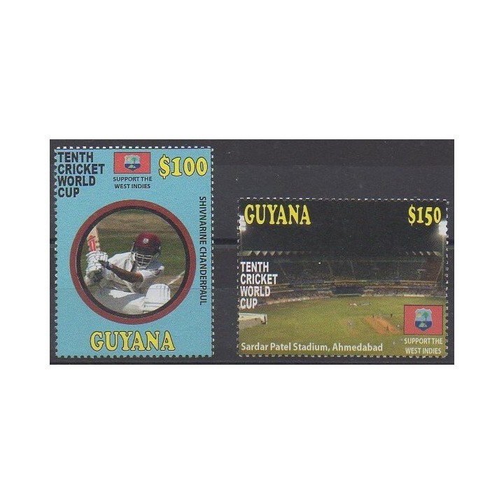 Buy this set of stamps of Guyana of the year 2011 (Nb 6128/6129).