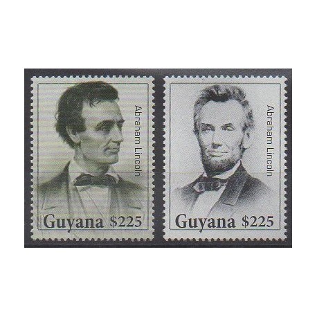 Guyana - 2011 - No 6077/6078 - Célébrités