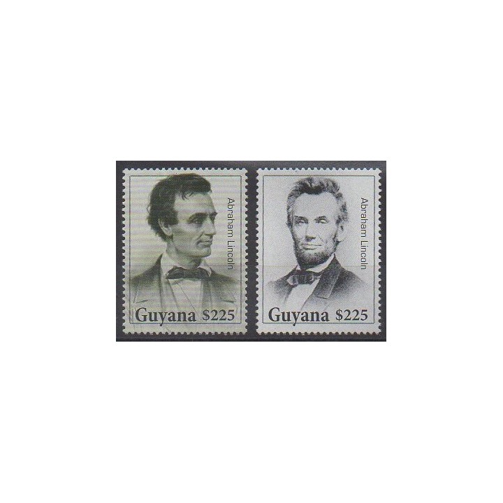 Acheter cette série de timbres de Guyana de l'année 2011 (No 6077/6078).