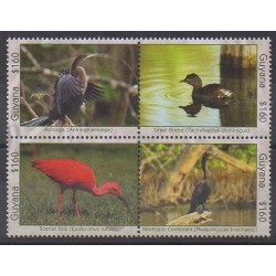 Guyana - 2012 - No 6218/6221 - Oiseaux