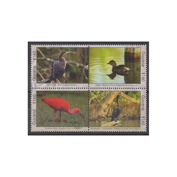 Acheter cette série de timbres de Guyana de l'année 2012 (No 6218/6221).