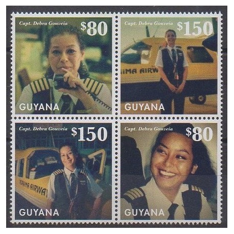 Guyana - 2013 - Nb 6379A/6379D - Planes