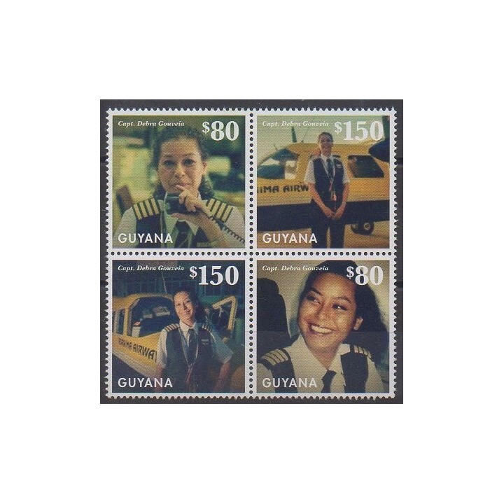 Acheter cette série de timbres de Guyana de l'année 2013 (No 6379A/6379D).