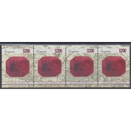 Guyana - 2014 - No 6500/6503 - Timbres sur timbres