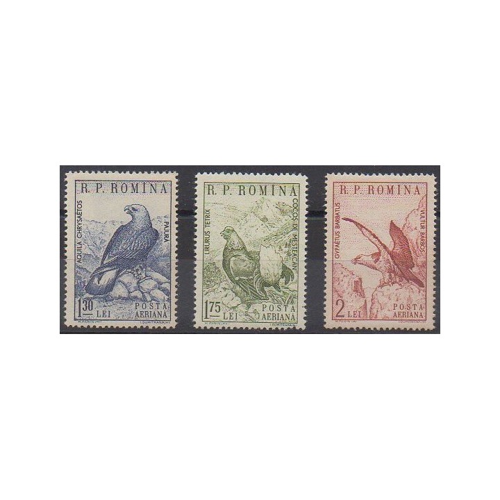 Buy these stamps of Romania of the year 1960 (Nb PA107/PA109).