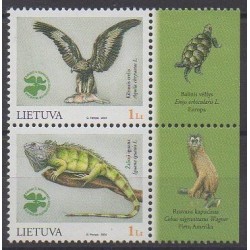 Lituanie - 2004 - No 743/744 - Animaux