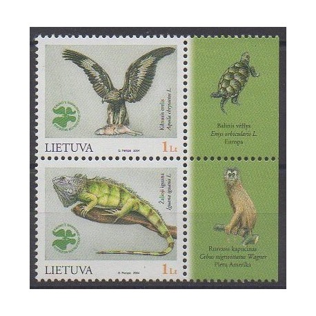 Lithuania - 2004 - Nb 743/744 - Animals