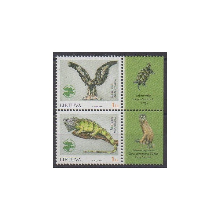 Acheter cette série de timbres de Lituanie  de l'année 2004 (No 743/744).