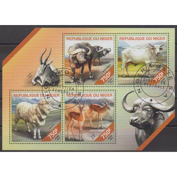 Acheter cette série de timbres du Niger  de l'année 2014 (No 2371/2374). - Oblitéré