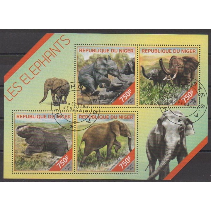 Acheter cette série de timbres du Niger  de l'année 2014 (No 2367/2370). - Oblitéré