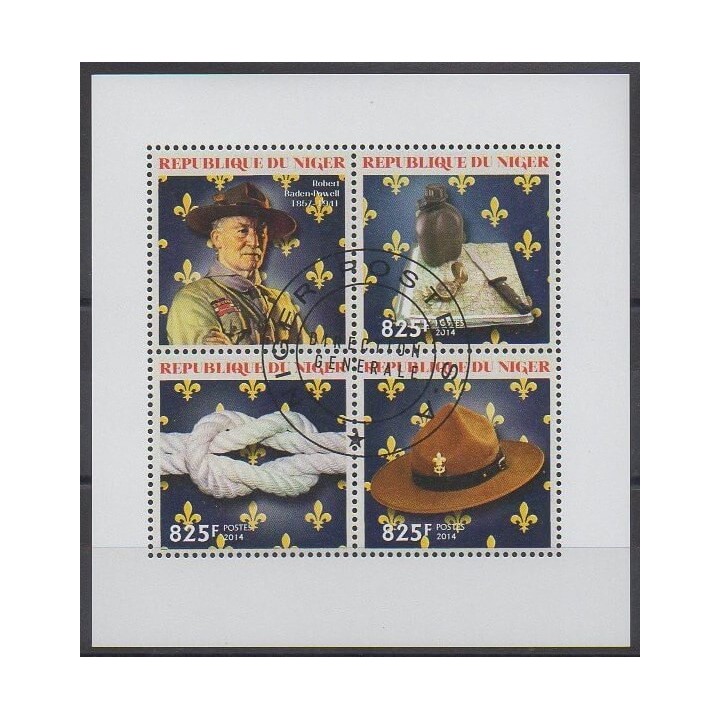 Acheter cette série de timbres du Niger  de l'année 2014 (No 2462/2465). - Oblitéré