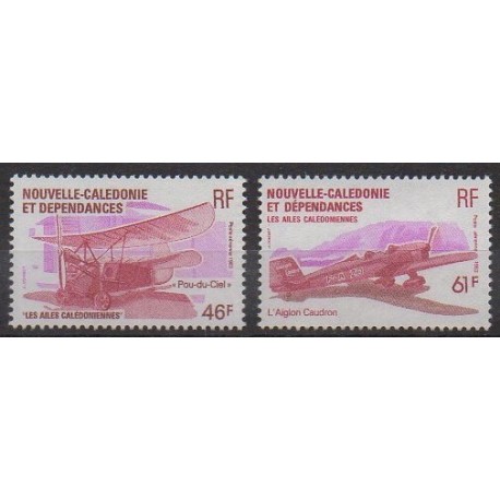 Nouvelle-Calédonie - Poste aérienne - 1983 - No PA230/PA231 - Aviation