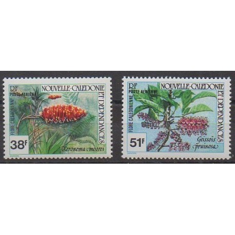 New Caledonia - Airmail - 1981 - Nb PA210/PA211 - Flowers