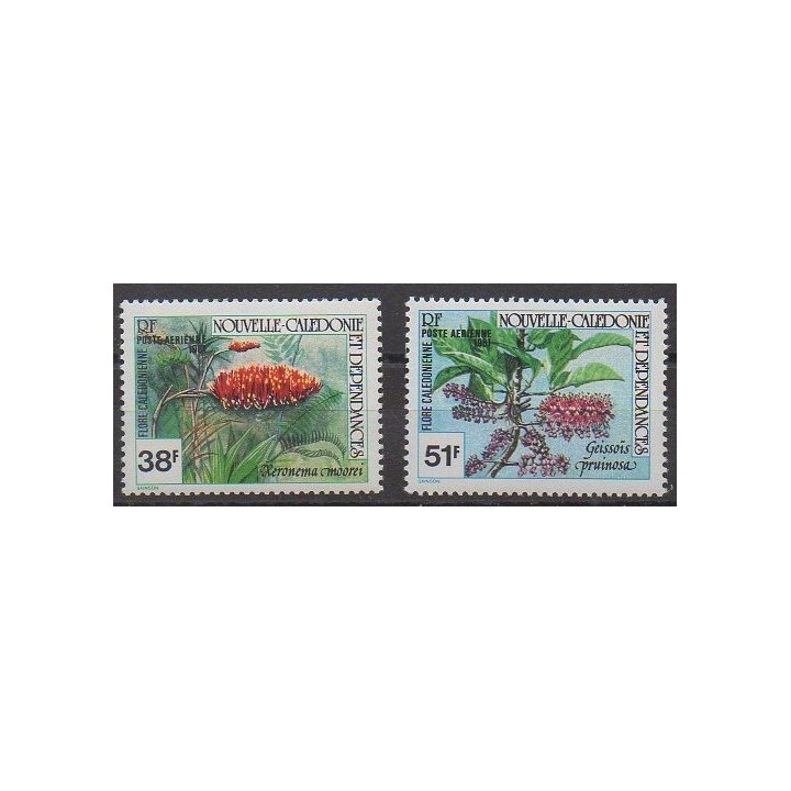 Buy these stamps of New Caledonia of the year 1981 (Nb PA210/PA211).
