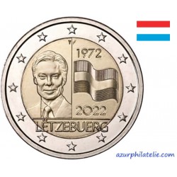 2 euro commémorative - Luxembourg - 2022 - 50 ans du drapeau luxembourgeois - UNC