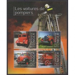 Niger - 2013 - No 2135/2138 - Pompiers - Oblitérés