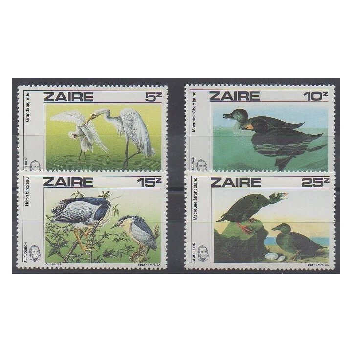 Buy this set of stamps of Zaire of the year 1985 (Nb 1208/1211).