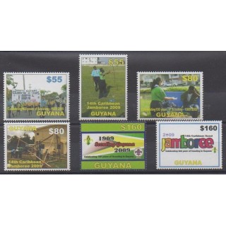 Acheter cette série de timbres de Guyana de l'année 2009 (No 5975/5980).