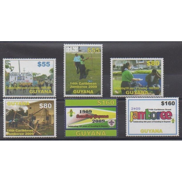 Buy this set of stamps of Guyana of the year 2009 (Nb 5975/5980).