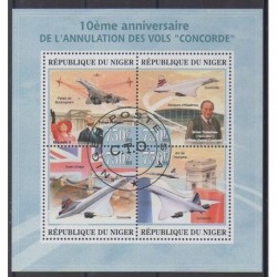 Niger - 2013 - No 1849/1852 - Aviation - Oblitérés
