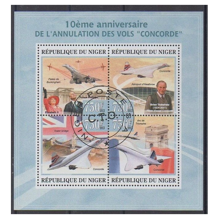 Acheter cette série de timbres du Niger  de l'année 2013 (No 1849/1852). - Oblitéré
