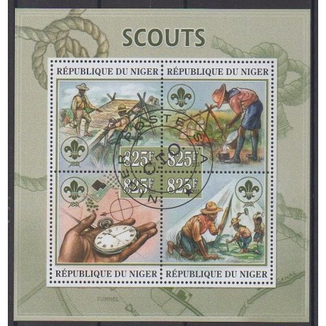 Niger - 2013 - No 1869/1872 - Scoutisme - Oblitérés